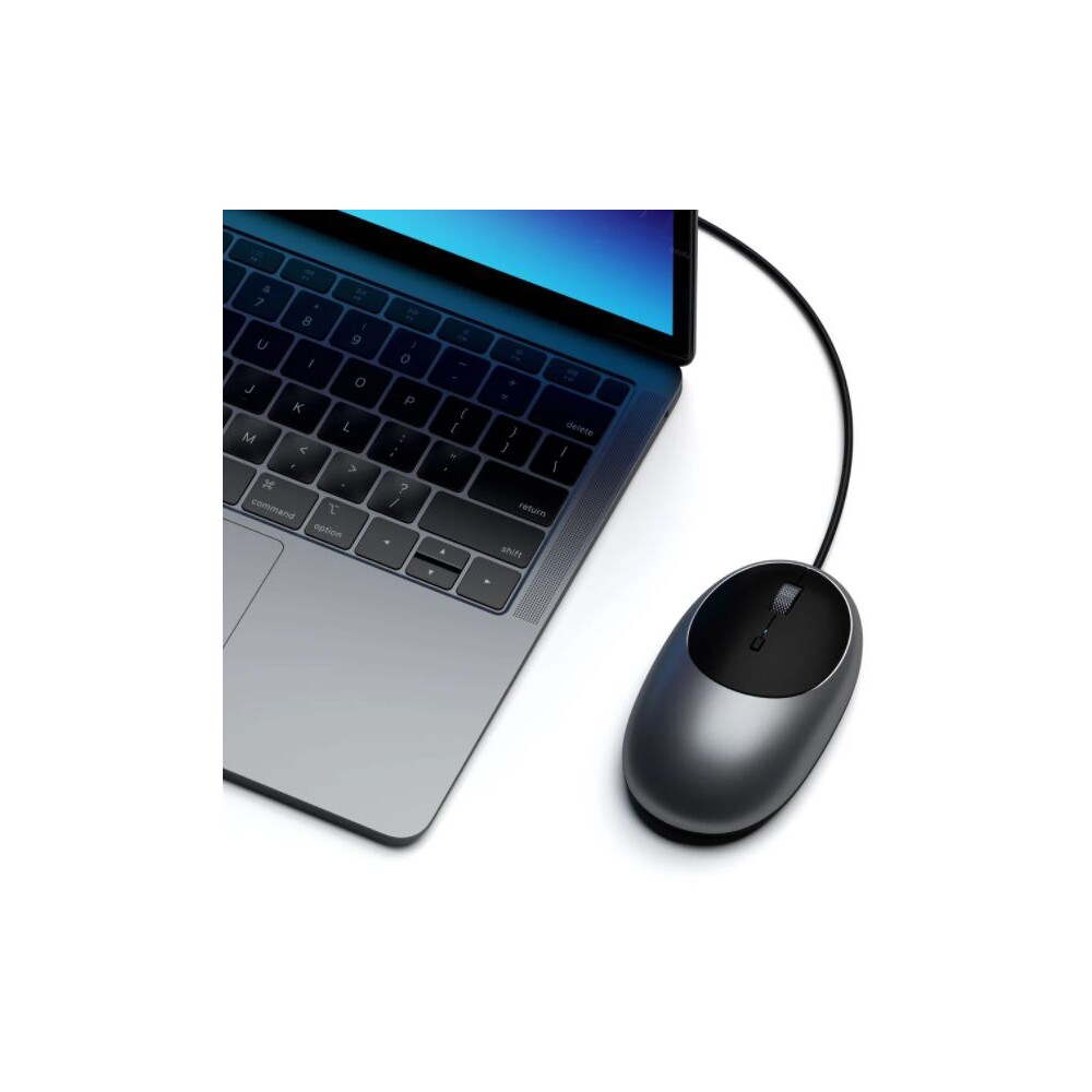 Satechi-C1-USB-C-dratova-mys-vesmirne-seda
