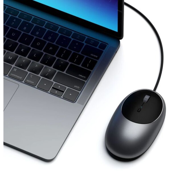 Satechi-C1-USB-C-dratova-mys-vesmirne-seda