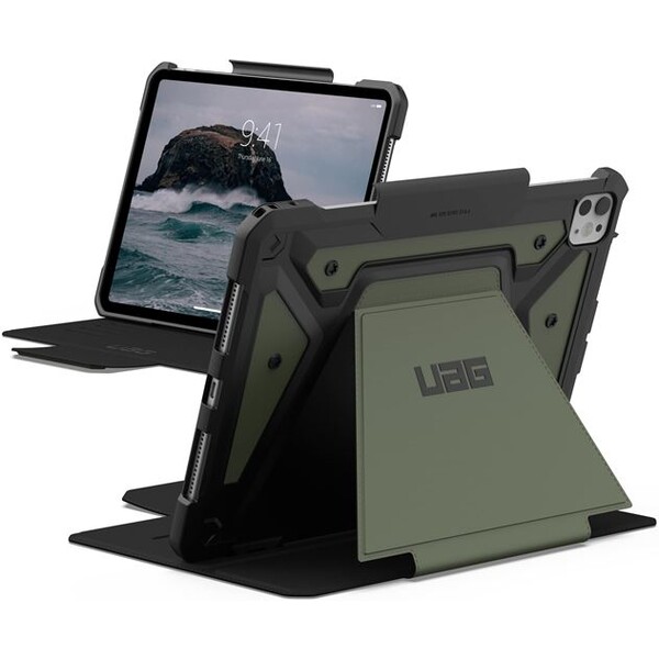 UAG-Metropolis-SE-pouzdro-iPad-Pro-11-2025-olivove