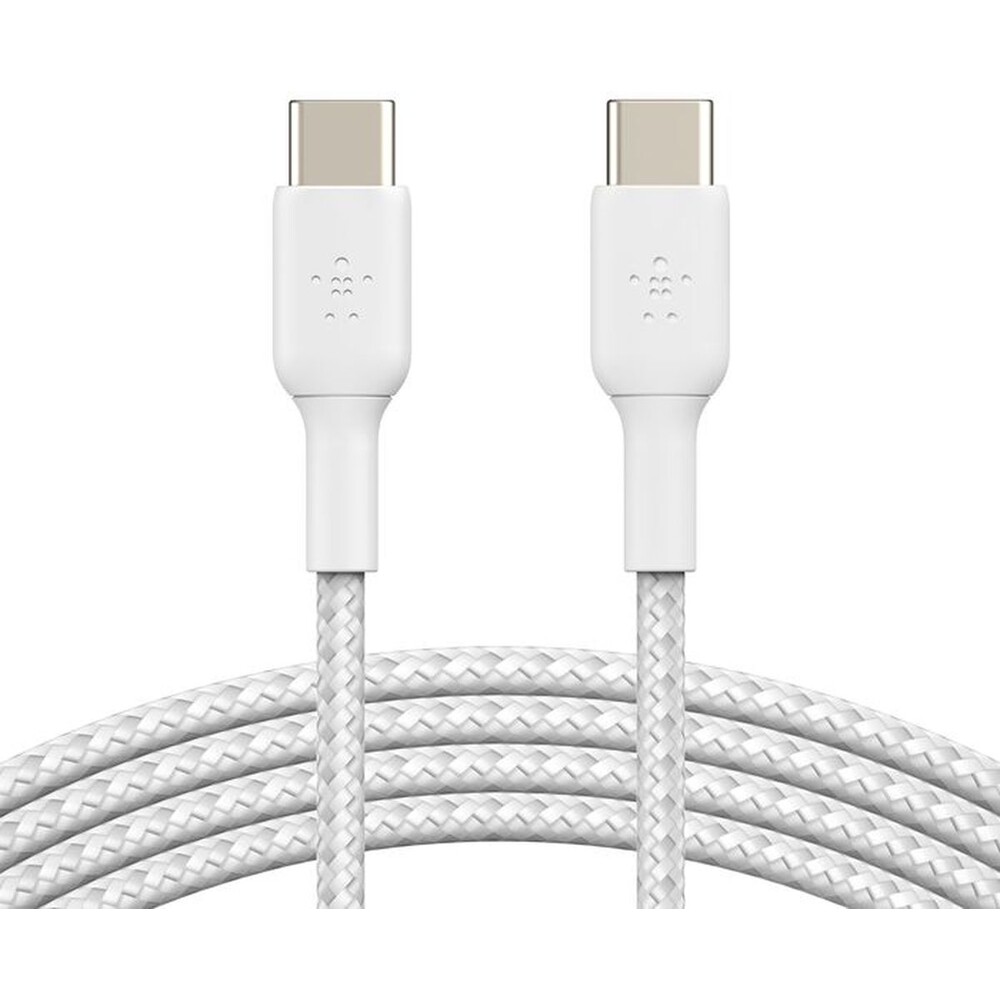 Belkin-BOOST-Charge-Braided-USB-C-USB-C-napajeci-kabel-60W-2m-bily