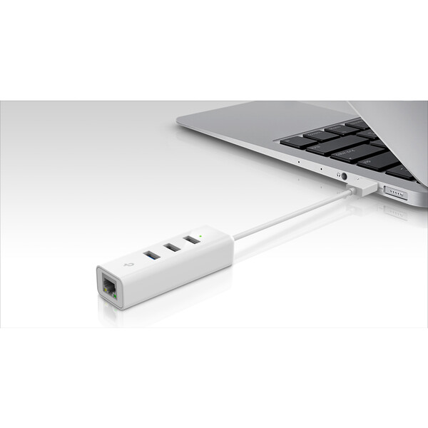 TP-Link-UE330-USB-3-0-HUB-adapter-USB-3-0-na-Ethernet-bily