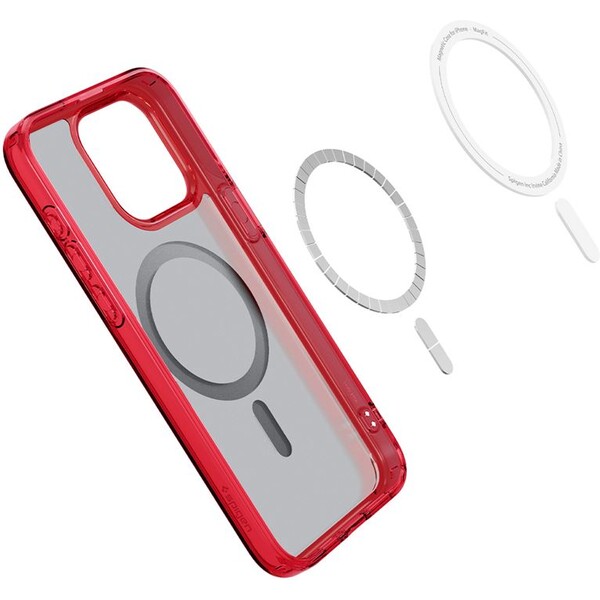 Spigen-Ultra-Hybrid-MagFit-kryt-iPhone-15-Pro-cerveny