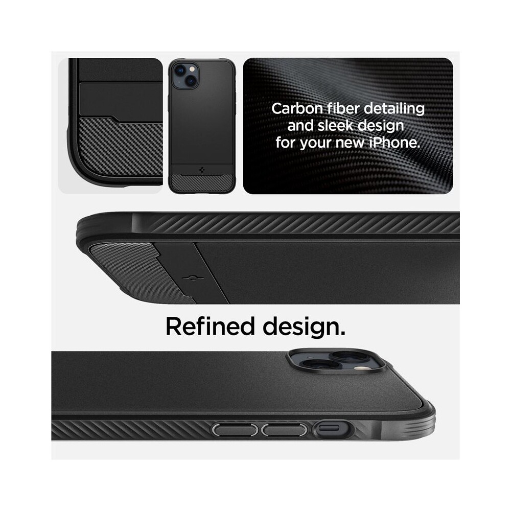 Spigen-Rugged-Armor-Mag-kryt-iPhone-14-cerny