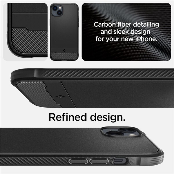 Spigen-Rugged-Armor-Mag-kryt-iPhone-14-cerny