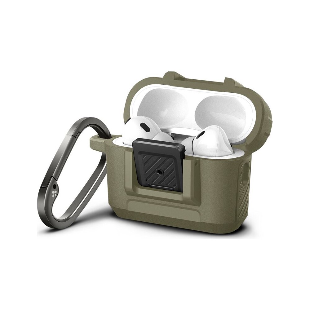 Spigen-Lock-Fit-odolne-pouzdro-Apple-AirPods-Pro-2-gen-vintage-khaki