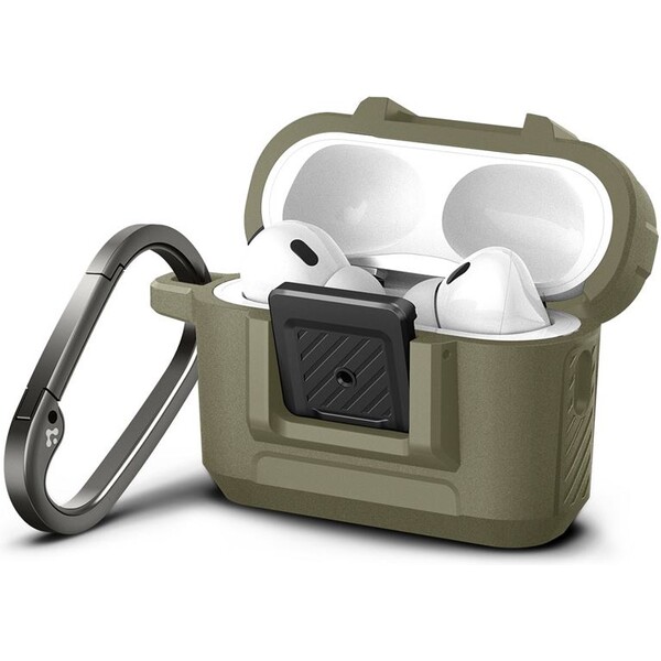 Spigen-Lock-Fit-odolne-pouzdro-Apple-AirPods-Pro-2-gen-vintage-khaki