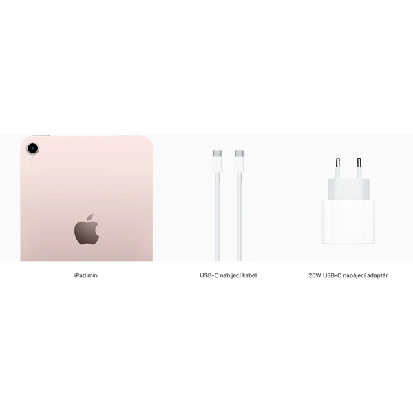 Apple iPad mini 256GB Wi-Fi + Cellular růžový (2021) - Tablety - Obrázek HMS5300401