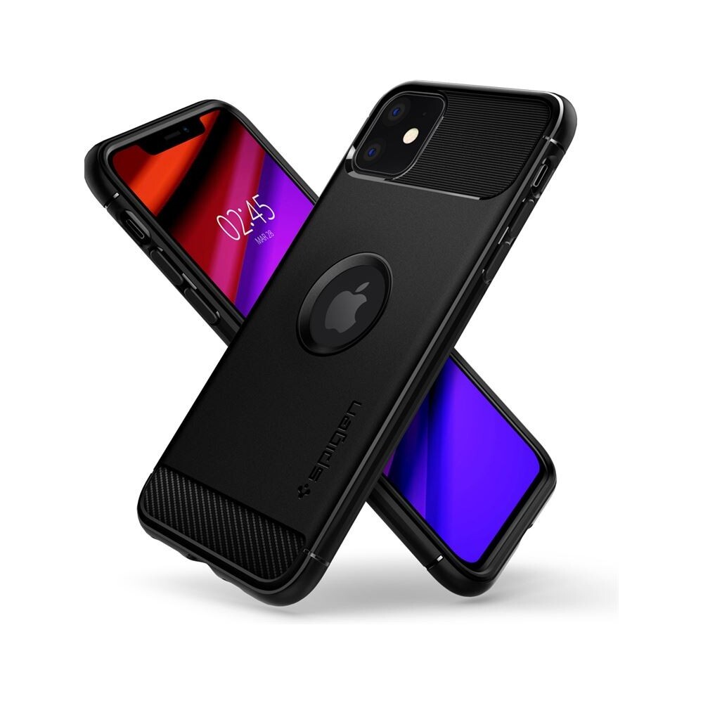 Spigen-Rugged-Armor-kryt-iPhone-11-cerny