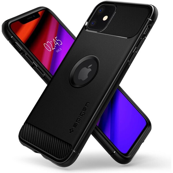 Spigen-Rugged-Armor-kryt-iPhone-11-cerny