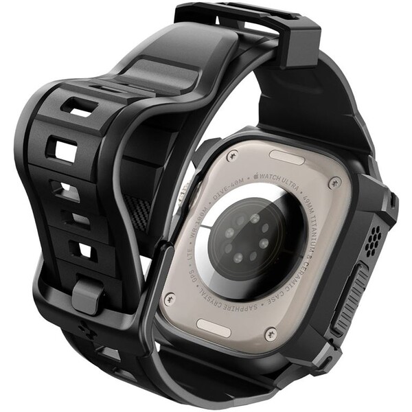 Spigen-Rugged-Armor-Pro-reminek-s-pouzdrem-Apple-Watch-Ultra-3-2-1-49mm-cerny