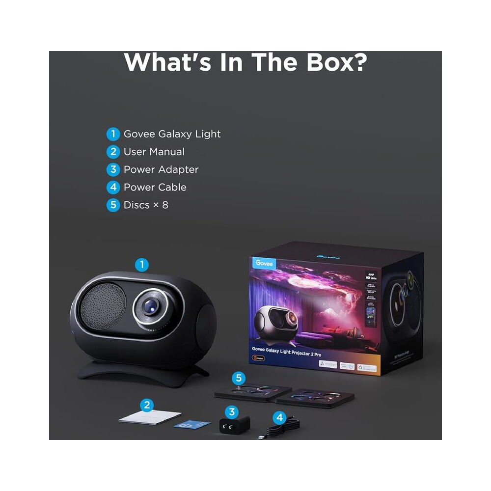 Govee-Galaxy-Light-Projector-2-Pro-Matter-s-reproduktorem