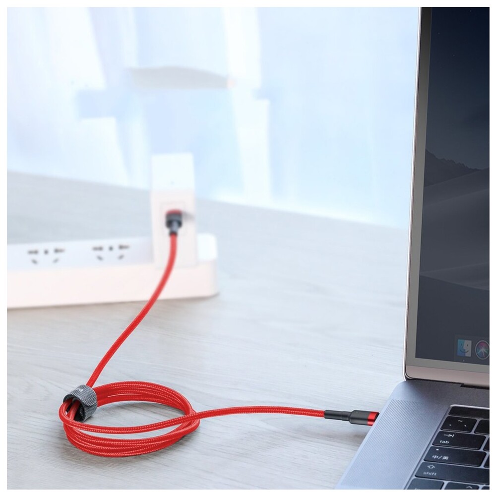 Baseus-Cafule-USB-C-USB-C-napajeci-kabel-60W-2m-cerveny