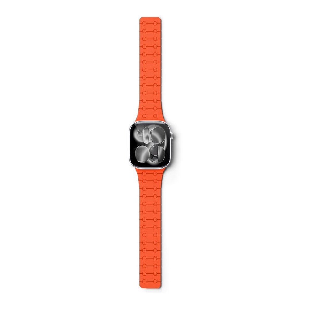 Epico-Magnetic-silikonovy-reminek-pro-Apple-Watch-42-41-40-38mm-oranzovy