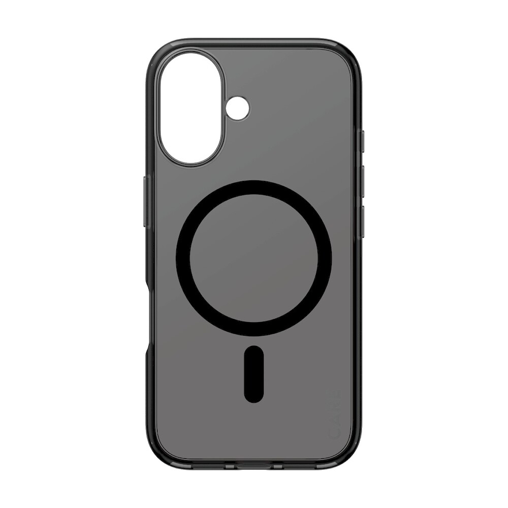 PanzerGlass-CARE-kryt-Apple-iPhone-16-MagSafe-Smokey-kourovy-cerny