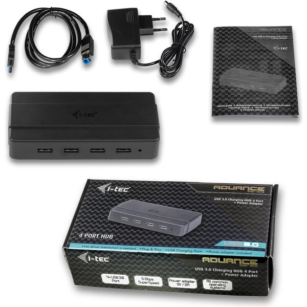 i-tec-USB-3-0-Charging-HUB-4port-with-Power-Adapter