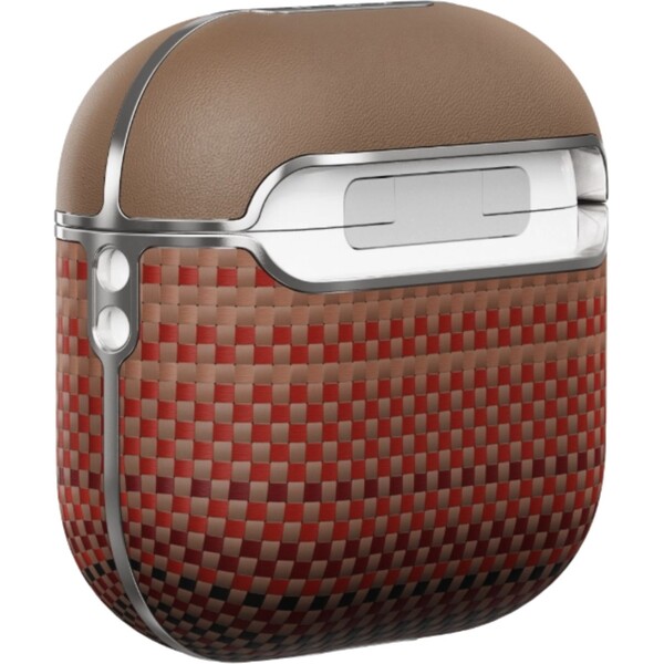 Pitaka-Aramid-Fiber-pouzdro-Apple-AirPods-4-sunset