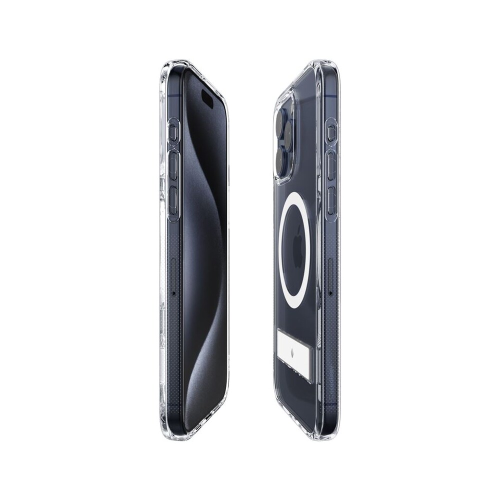 Spigen-Caseology-Capella-kryt-se-stojankem-s-MagFit-iPhone-15-Pro-Max-ciry-bily