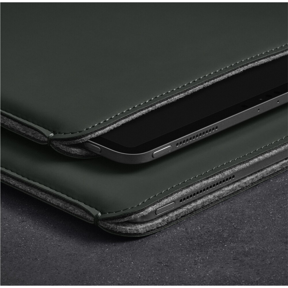 Woolnut-Matte-PU-Sleeve-pouzdro-pro-iPad-Pro-11-iPad-Air-11-tmave-zelene