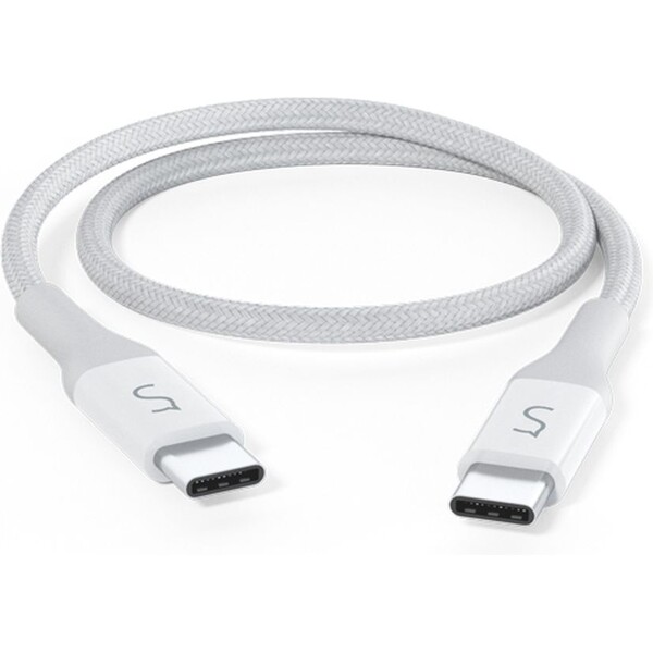iWant-USB-C-USB-C-napajeci-kabel-18W-0-3-m-bily