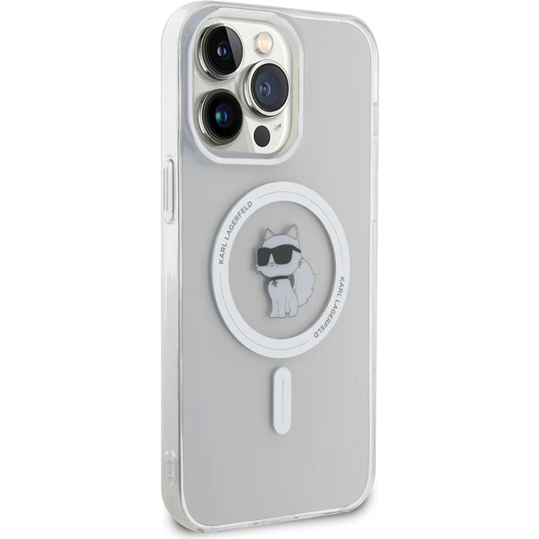Karl Lagerfeld IML Choupette MagSafe Kryt iPhone 15 Pro Max čirý - Pouzdra - Obrázek I3X4000701
