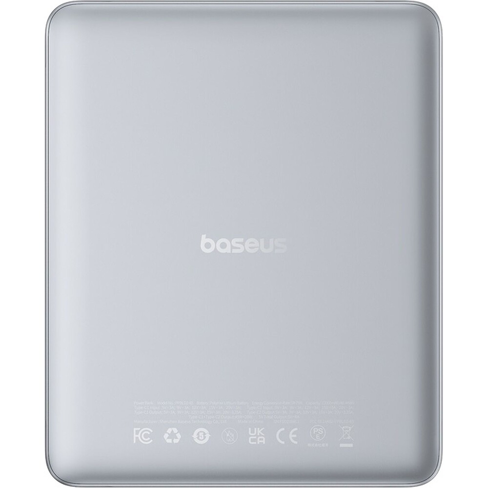 Baseus-Blade2-powerbanka-12000mAh-65W-stribrna