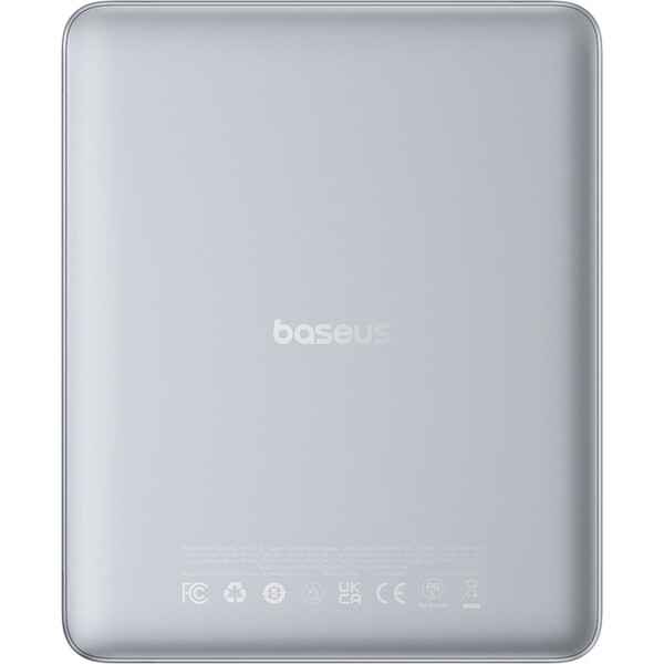 Baseus-Blade2-powerbanka-12000mAh-65W-stribrna