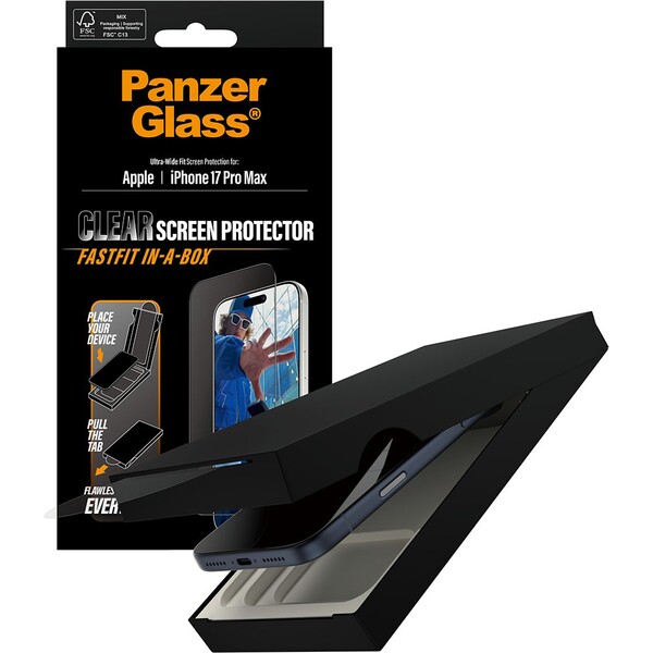 PanzerGlass-Ultra-Wide-Fit-sklo-Apple-iPhone-17-Pro-Max-s-bezprasnym-aplikacnim-boxem