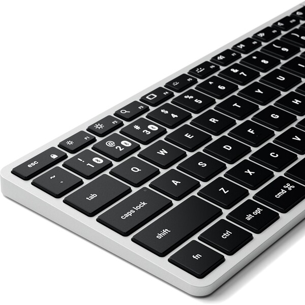Satechi-Slim-X1-Bluetooth-klavesnice-US-stribrna