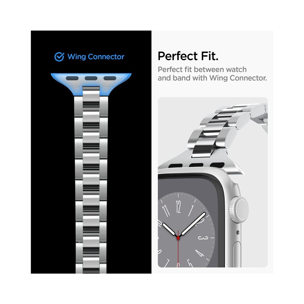 Spigen-Modern-Fit-316L-reminek-Apple-Watch-42-41-40-38mm-stribrny