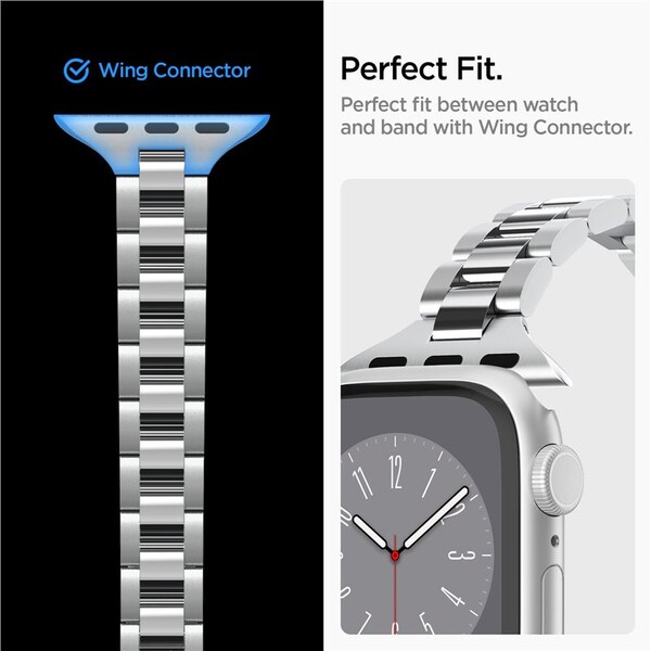 Spigen-Modern-Fit-316L-reminek-Apple-Watch-42-41-40-38mm-stribrny