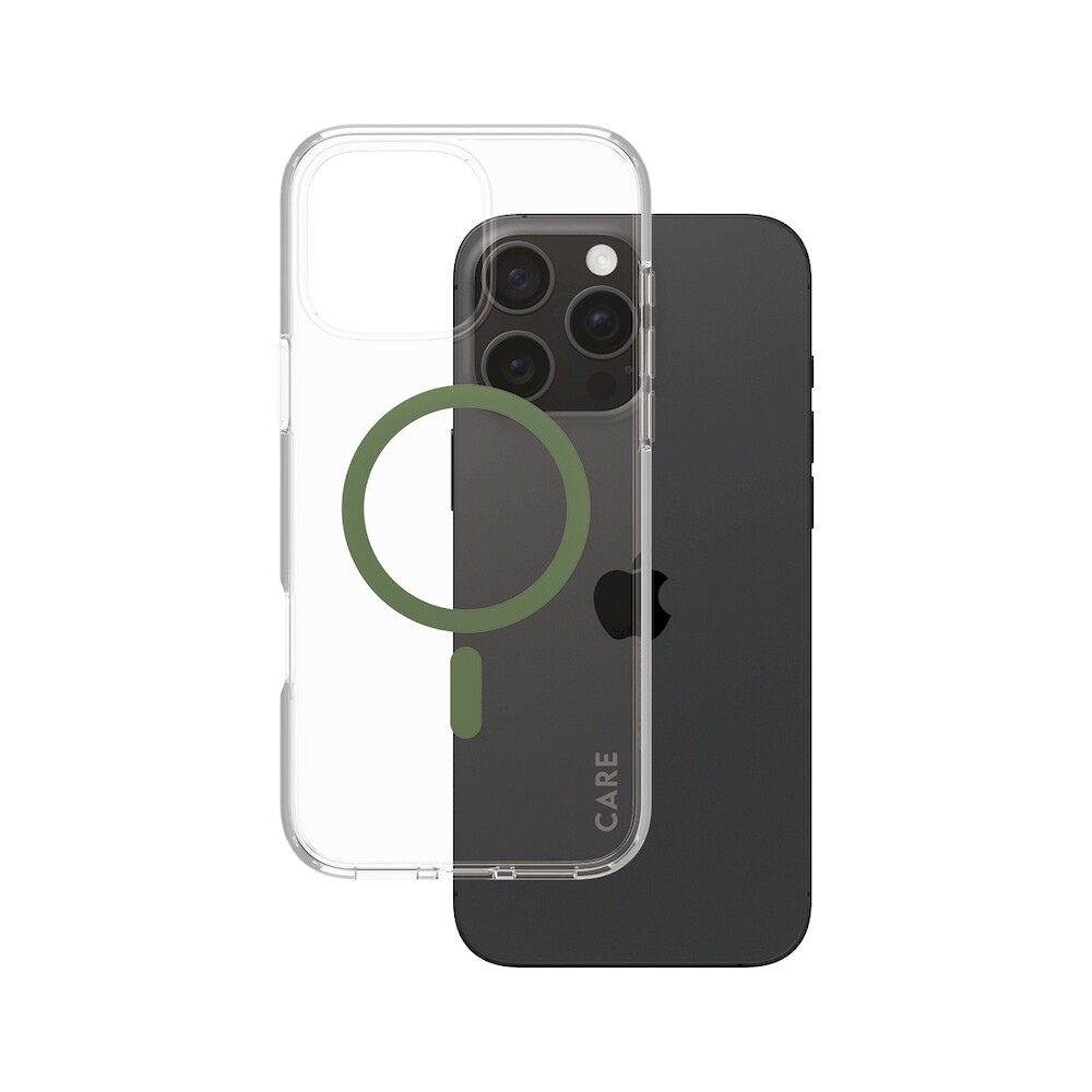 PanzerGlass-CARE-kryt-Apple-iPhone-16-Pro-Max-MagSafe-Urban-Combat-ciry-zeleny