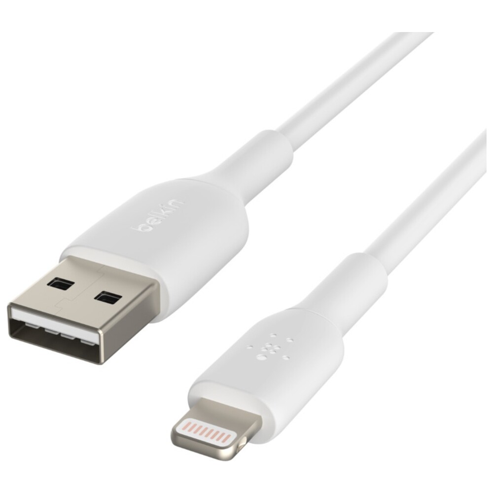 Belkin-BOOST-Charge-Lightning-USB-A-napajeci-kabel-2m-bily