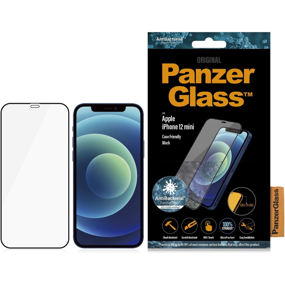 PanzerGlass-Edge-to-Edge-AntiBacterial-sklo-Apple-iPhone-12-mini-cerne