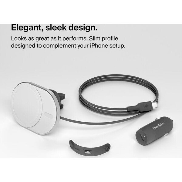 Belkin-BOOST-CHARGE-Qi2-MagSafe-drzak-do-auta-15W-sedy