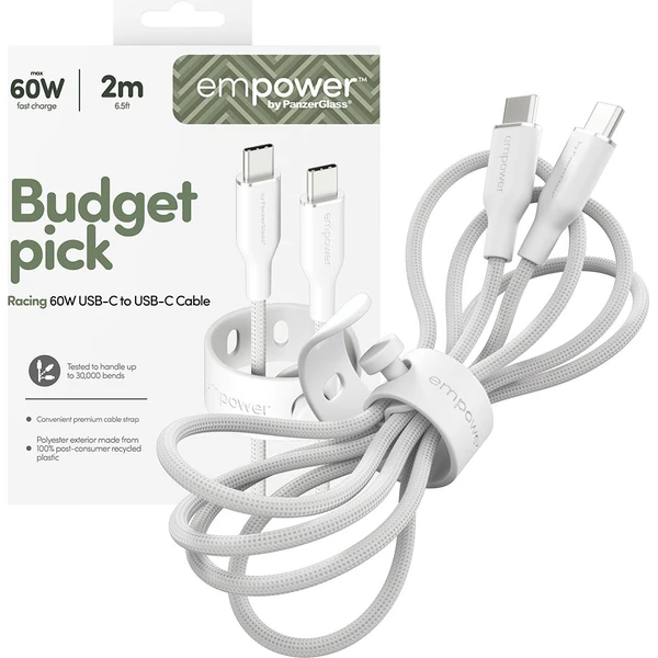 PanzerGlass-USB-C-USB-C-napajeci-kabel-60W-2m-bily
