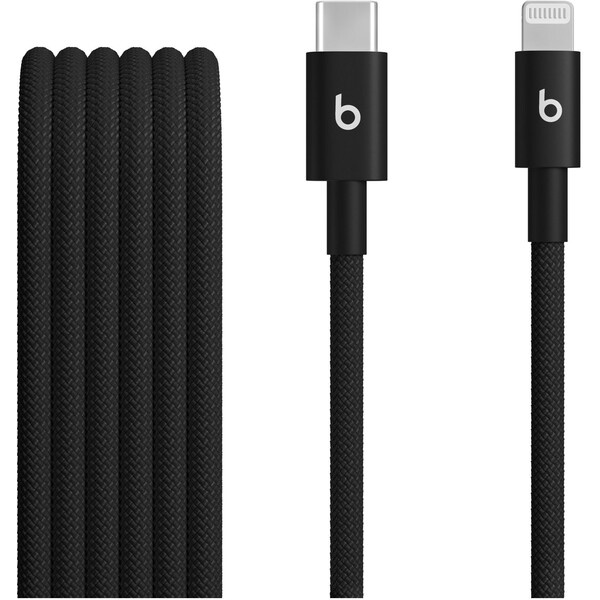 Apple-Beats-USB-C-Lightning-napajeci-kabel-1-5m-syte-cerny