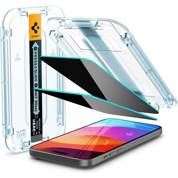Spigen-Glass-tR-EZ-Fit-Privacy-2-Pack-tvrzene-sklo-iPhone-16-Plus-15-Plus-cire
