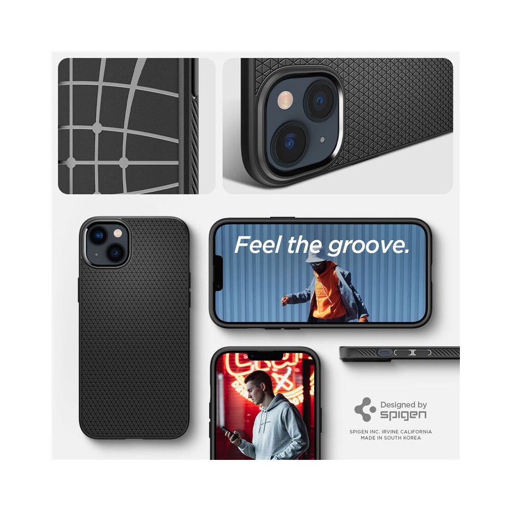 Spigen-Liquid-Air-kryt-iPhone-14-cerny