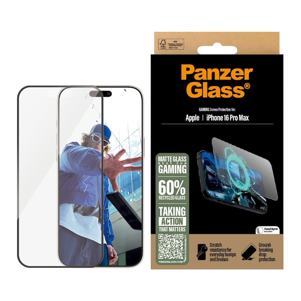 PanzerGlass-Gaming-sklo-pro-hrace-Apple-iPhone-16-Pro-Max