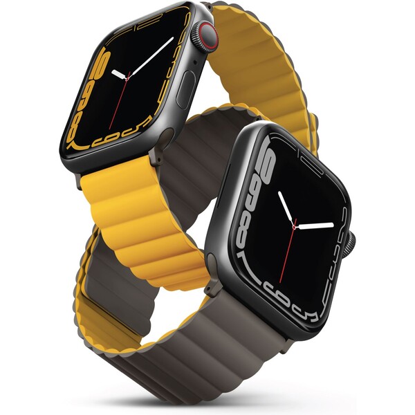 UNIQ-Revix-oboustranny-reminek-pro-Apple-Watch-49-46-45-44-42mm-Mustard-Horcicovy-Khaki-