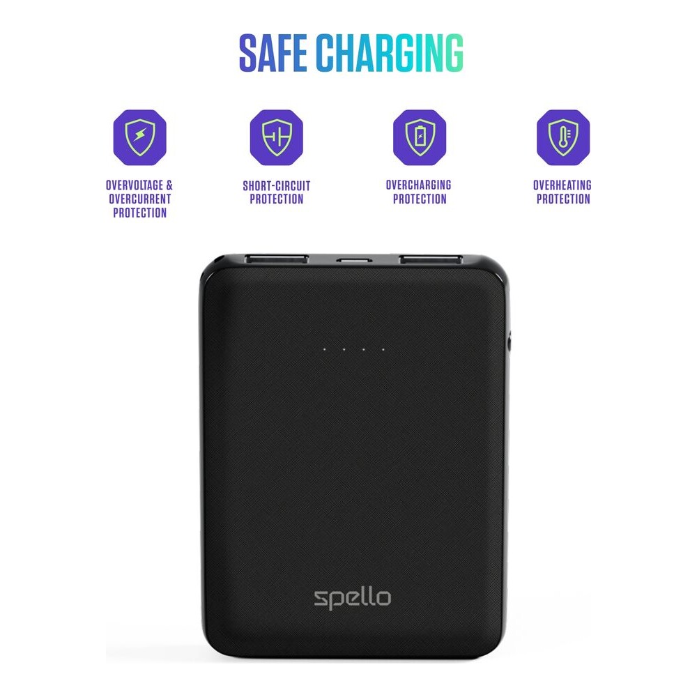 Spello-Pocket-powerbanka-10W-5000mAh-cerna