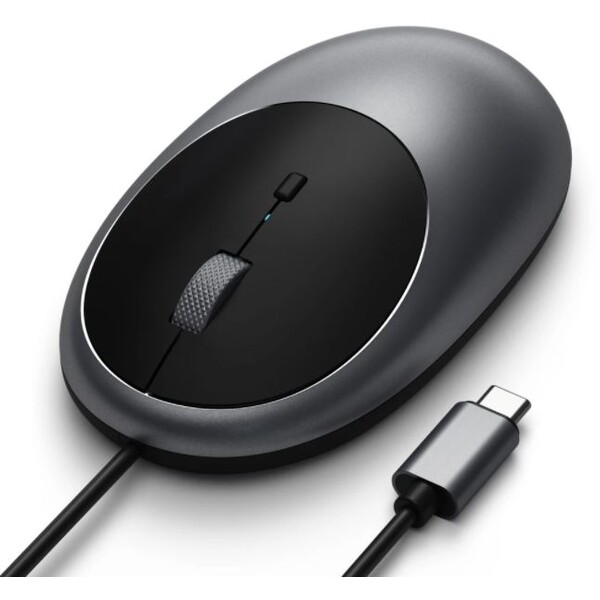 Satechi-C1-USB-C-dratova-mys-vesmirne-seda