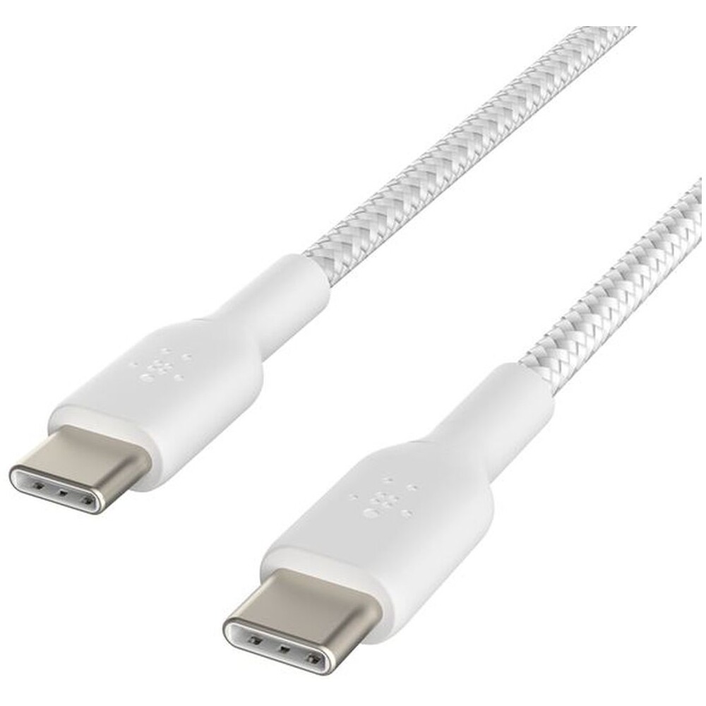 Belkin-BOOST-Charge-Braided-USB-C-USB-C-napajeci-kabel-60W-2m-bily