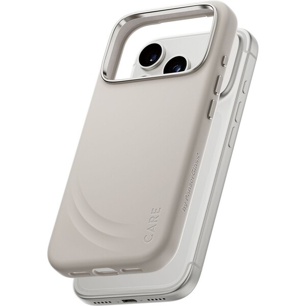 PanzerGlass-CARE-Flow-kryt-s-MagSafe-Apple-iPhone-17-Pro-Vanilla
