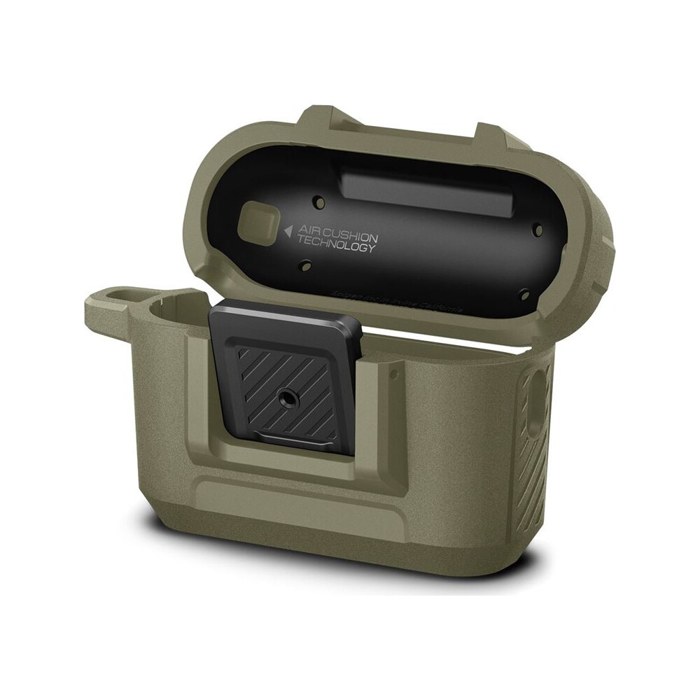 Spigen-Lock-Fit-odolne-pouzdro-Apple-AirPods-Pro-2-gen-vintage-khaki