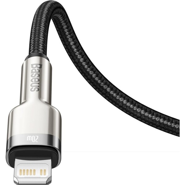 Baseus-Cafule-USB-C-Lightning-napajeci-kabel-20W-2m-cerny
