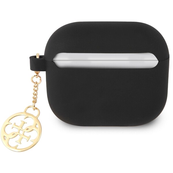 Guess-4G-Charm-Silikonove-Pouzdro-pro-Airpods-3-cerne