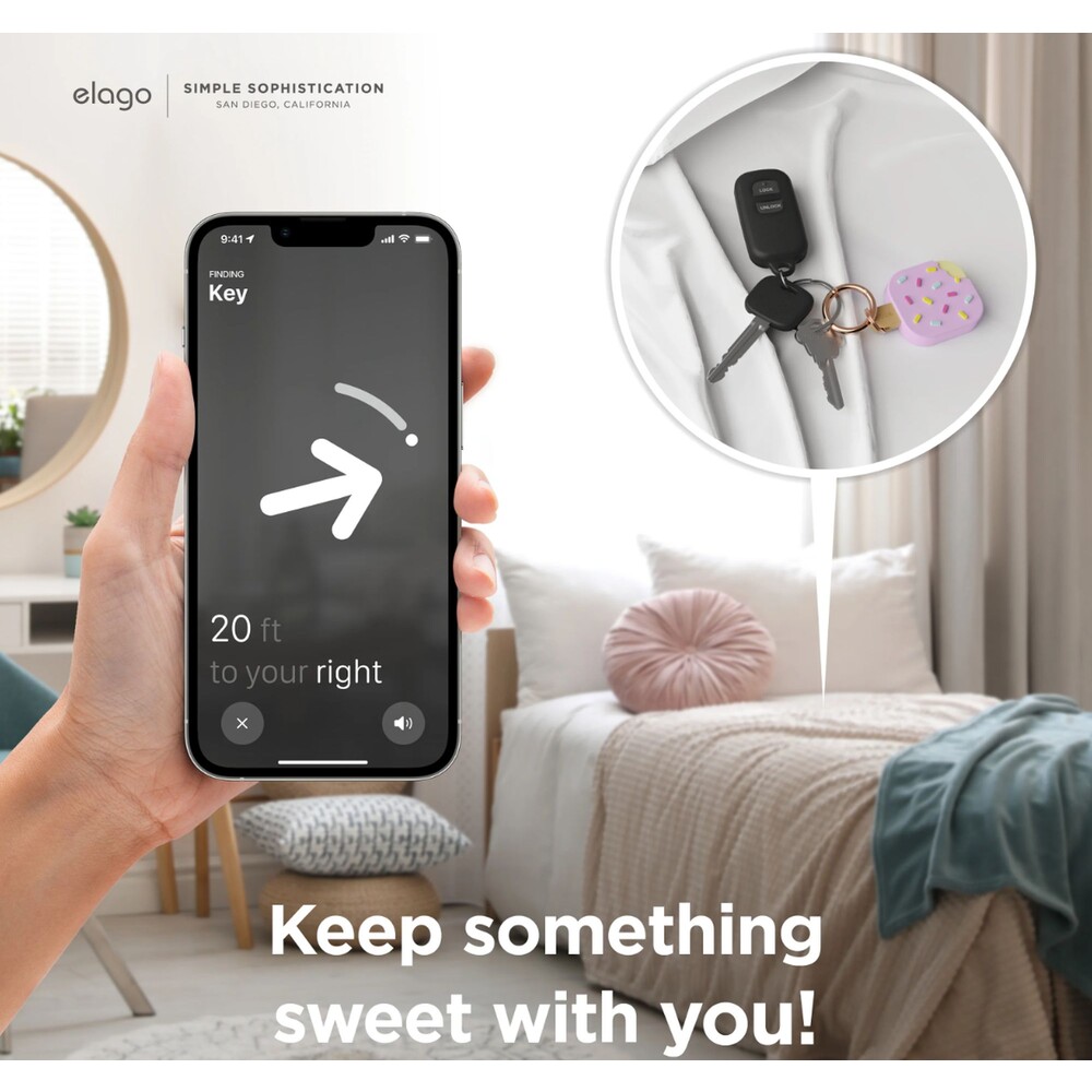 ELAGO-Ice-Cream-pouzdro-pro-Apple-AirTag-hnede