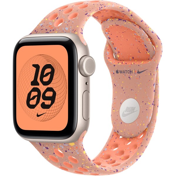 Apple-Watch-41-40-38mm-Alpenglow-Pink-sportovni-reminek-Nike-S-M