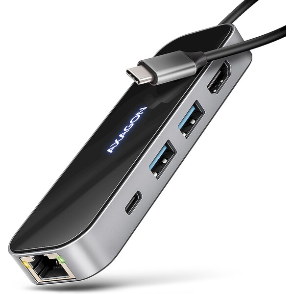 AXAGON-HMC-6GLN-6v1-USB-C-hub
